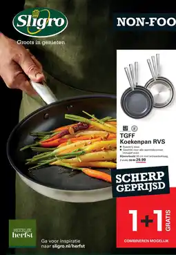 Sligro Tgff Koekenpan RVS aanbieding