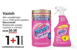 Sligro Vanish wasbooster poeder aanbieding