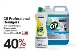 Sligro Cif Professional Reinigers aanbieding