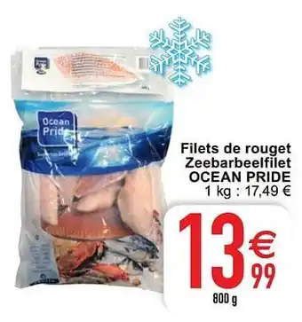 Cora Filets de rouget zeebarbeelfilet ocean pride 800 g aanbieding