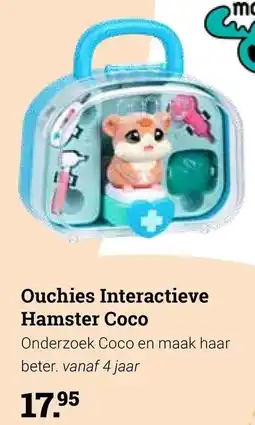 Multi bazar Ouchies Interactieve Hamster Coco aanbieding
