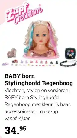 Multi bazar Baby born Stylinghoofd Regenboog aanbieding