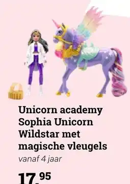 Multi bazar Unicorn academy sophia unicorn wildstar met magische vleugels aanbieding