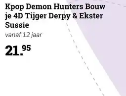 Multi bazar Kpop Demon Hunters Bouw je 4D Tijger Derpy & Ekster Sussie aanbieding