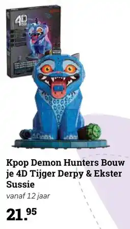 Multi bazar Kpop Demon Hunters Bouw je 4D Tijger Derpy & Ekster Sussie aanbieding