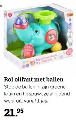 Multi bazar Rol olifant met ballen aanbieding