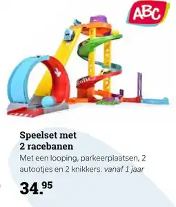 Multi bazar Speelset met 2 racebanen aanbieding