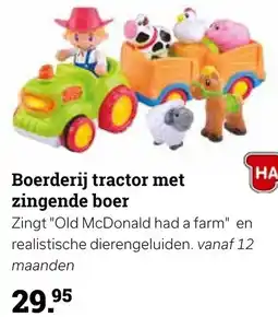 Multi bazar Boerderij tractor met zingende boer aanbieding