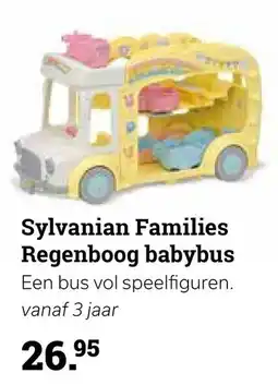 Multi bazar Sylvanian Families Regenboog babybus aanbieding