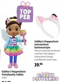 Multi bazar Gabby's Poppenhuis interactieve kattenoortjes aanbieding