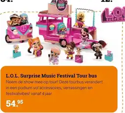 Multi bazar L.O.L. Surprise Music Festival Tour bus aanbieding