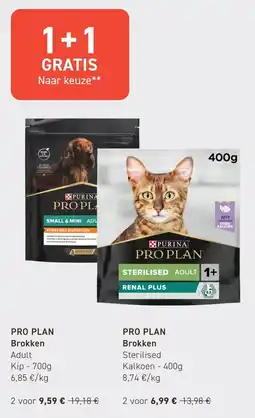 Tom&Co Pro plan brokken adult kip aanbieding