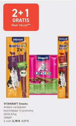 Tom&Co Vitakraft Snacks aanbieding
