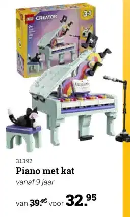Multi bazar Piano met kat aanbieding