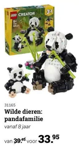 Multi bazar Wilde dieren pandafamilie aanbieding