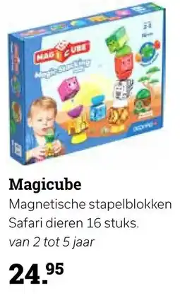 Multi bazar Magicube magnetische stapelblokken safari dieren aanbieding