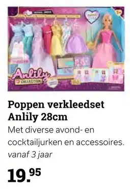 Multi bazar Poppen verkleedset Anlily aanbieding