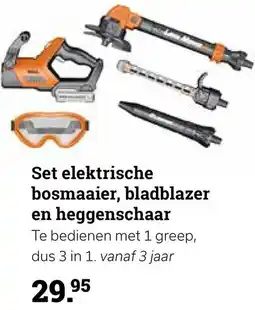 Multi bazar Set elektrische bosmaier, bladblazer en heggenschaar aanbieding