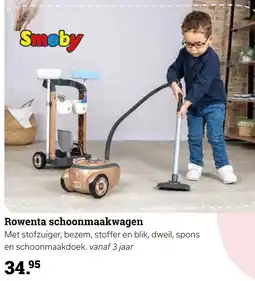 Multi bazar Rowenta schoonmaakwagen aanbieding