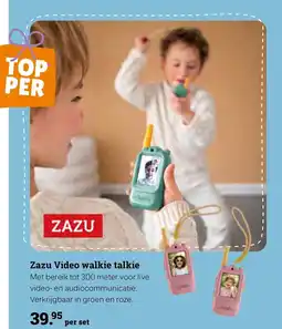 Multi bazar Zazu Video walkie talkie aanbieding