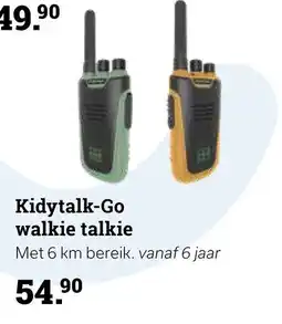 Multi bazar Kidytalk-go walkie talkie aanbieding