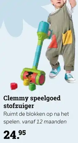 Multi bazar Clemmy speelgoed stofzuiger aanbieding