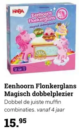 Multi bazar Eenhoorn Flonkerglans Magisch dobbelplezier aanbieding