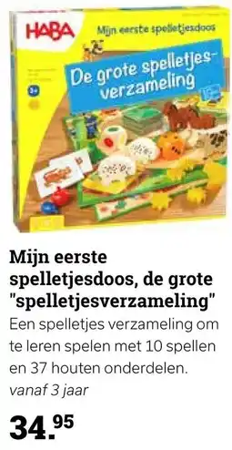 Multi bazar Mijn eerste spelletjesdoos, de grote spelletjesverzameling aanbieding