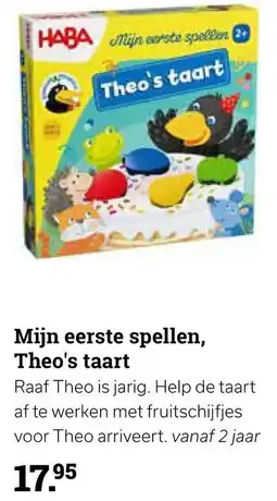 Multi bazar Mijn eerste spellen, Theo's taart aanbieding