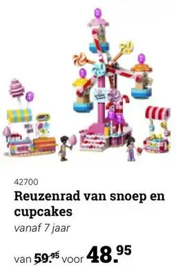Multi bazar Reuzenrad van snoep en cupcakes aanbieding