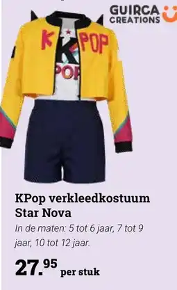 Multi bazar KPop verkleedkostuum Star Nova aanbieding