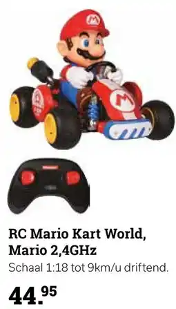 Multi bazar rc mario kart world, mario 2,4ghz aanbieding