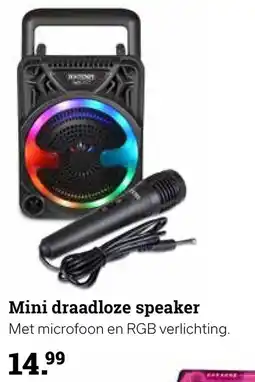 Multi bazar Mini draadloze speaker aanbieding