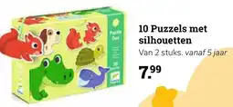 Multi bazar 10 puzzels met silhouetten aanbieding