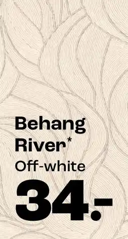 Kwantum Behang River aanbieding