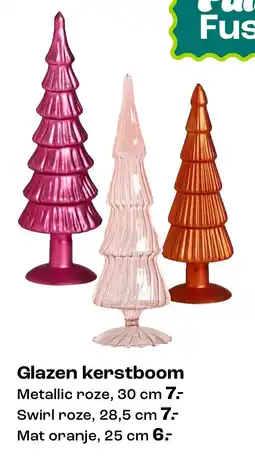Kwantum Glazen kerstboom aanbieding