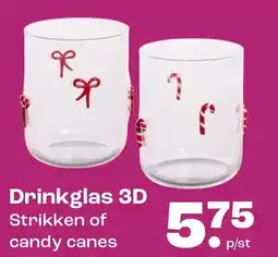 Kwantum Drinkglas 3D aanbieding