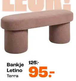Kwantum Bankje Letino Terra aanbieding