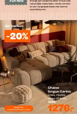 Kwantum Chaise longue Carino aanbieding