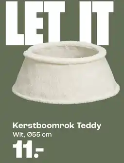 Kwantum Kerstboomrok Teddy aanbieding