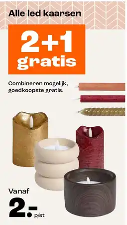 Kwantum led kaarsen aanbieding