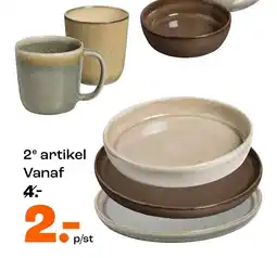 Kwantum Beker en schaal aanbieding