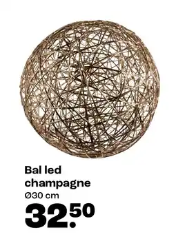 Kwantum Bal led champagne aanbieding