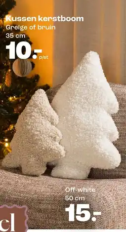 Kwantum Kussen kerstboom aanbieding