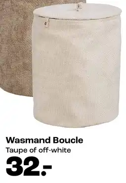 Kwantum Wasmand Boucle aanbieding
