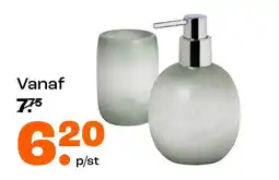 Kwantum sponsbeker en zeepdispenser aanbieding