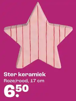 Kwantum Ster keramiek aanbieding