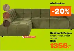 Kwantum Hoekbank Regalo aanbieding