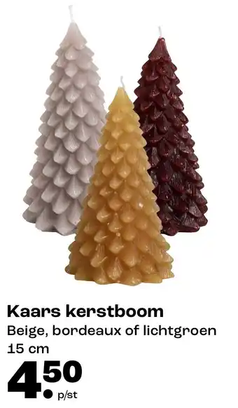 Kaars kerstboom