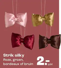 Kwantum Strik silky aanbieding